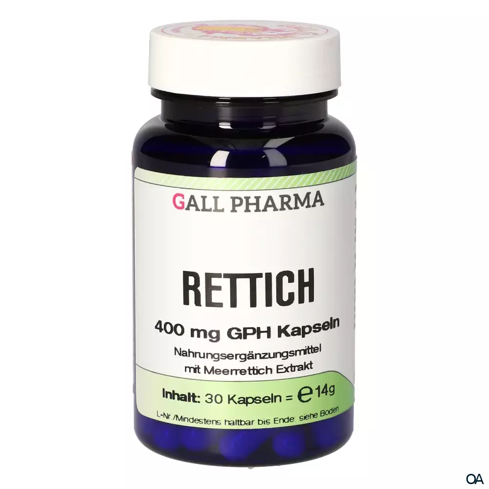 Gall Pharma Rettich 400 mg Kapseln