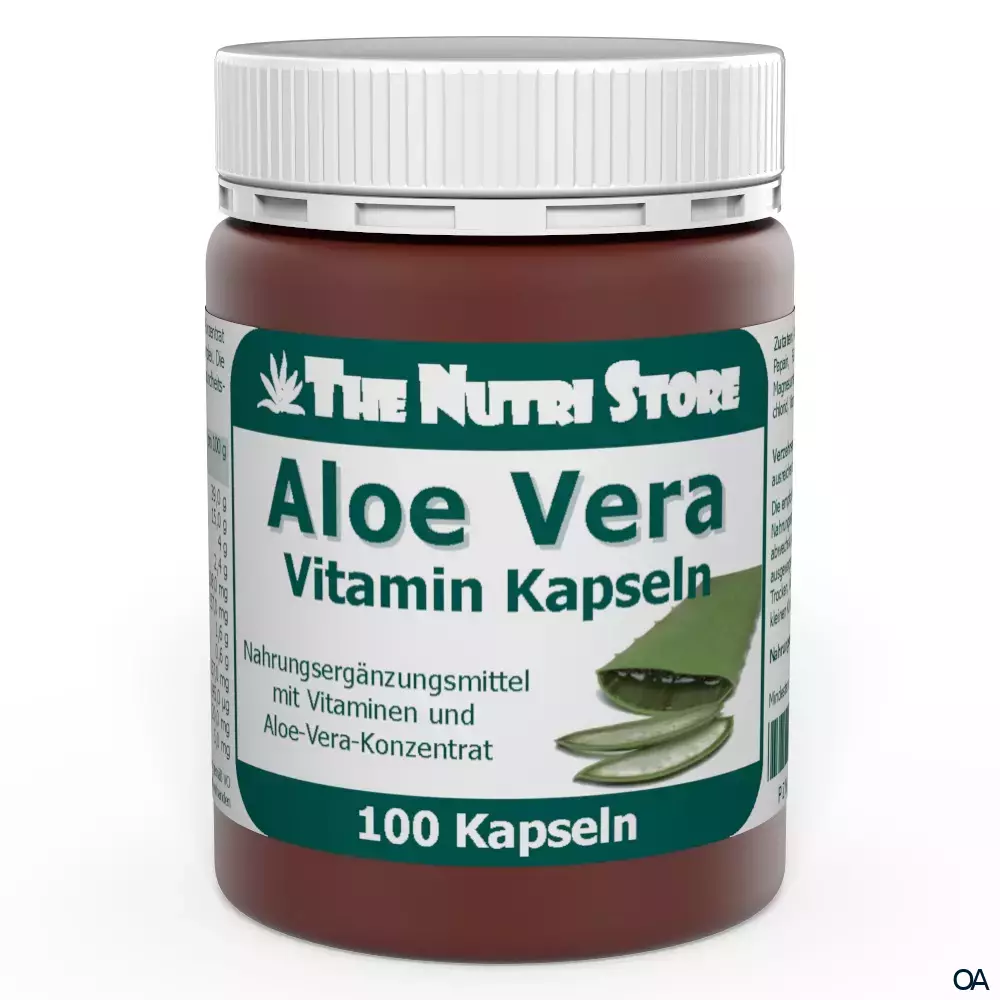 The Nutri Store Aloe Vera 200 mg Vitamin Kapseln The Nutri Store Aloe Vera 200 mg Vitamin Kapseln