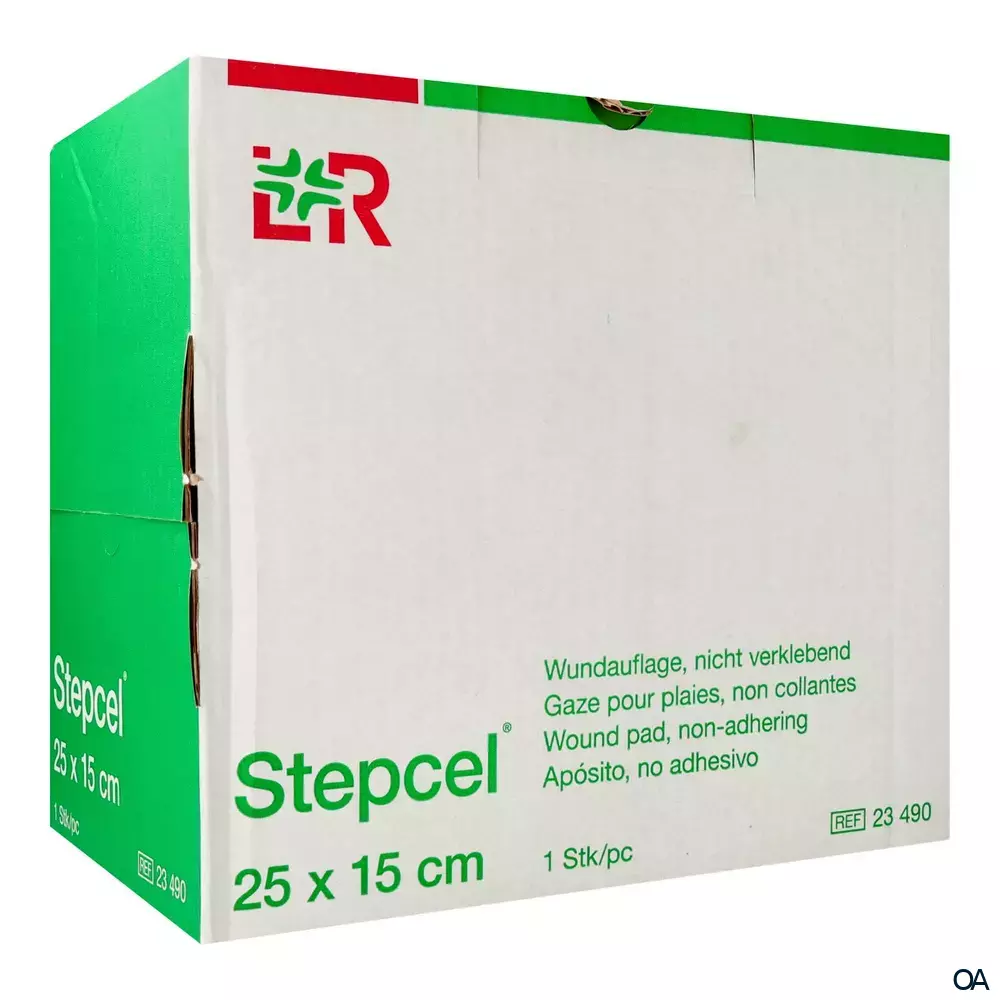 Stepcel® weiche, nicht verklebende Wundauflage unsteril, Rolle, 15 cm x 25 m
