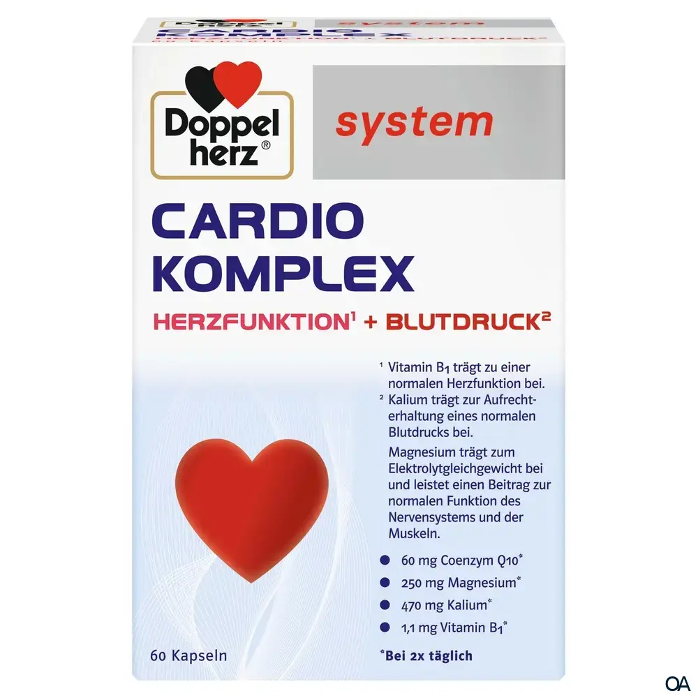Doppelherz system CARDIO KOMPLEX HERZFUNKTION¹ + BLUTDRUCK² Kapseln