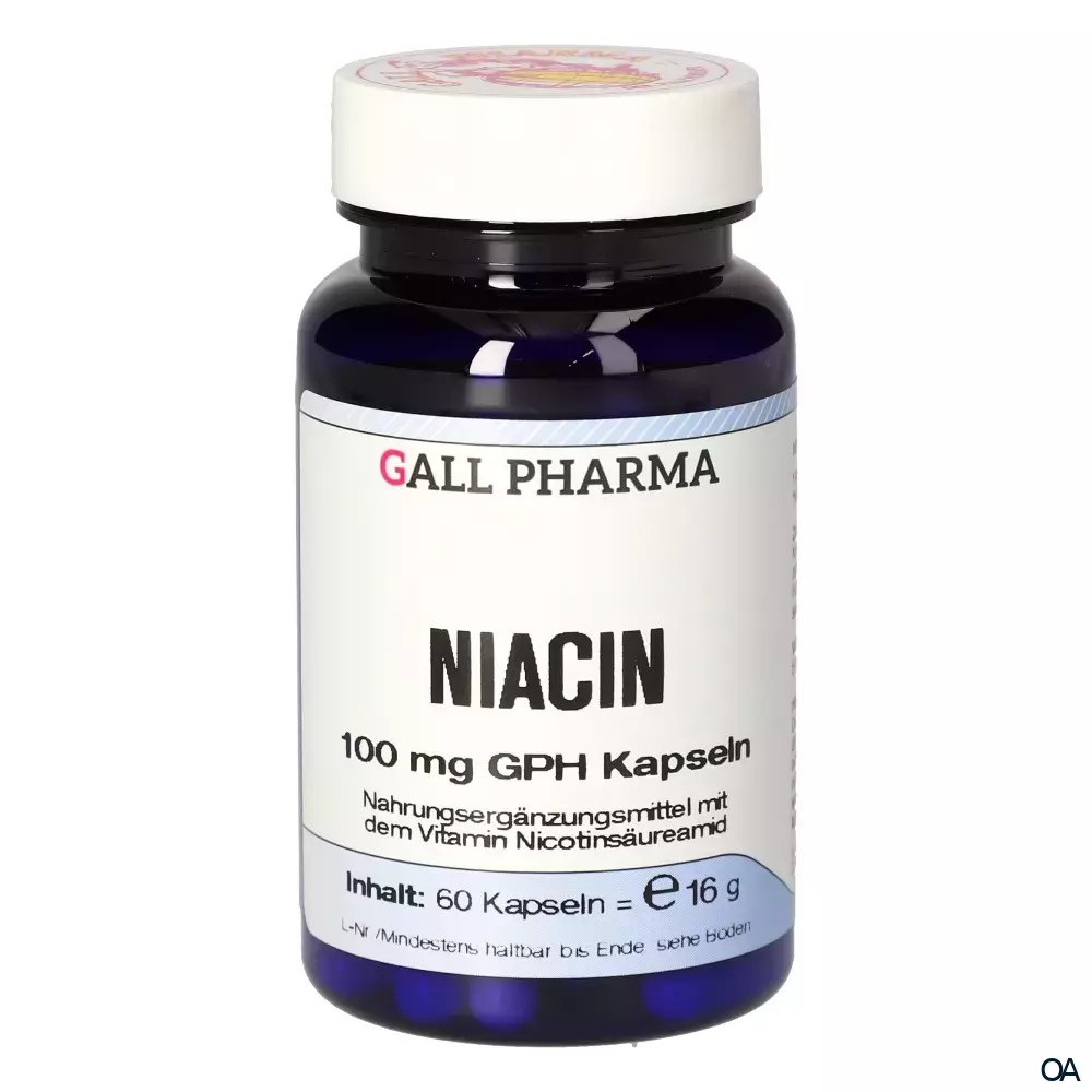 Gall Pharma Niacin 100 mg Kapseln Gall Pharma Niacin 100 mg Kapseln