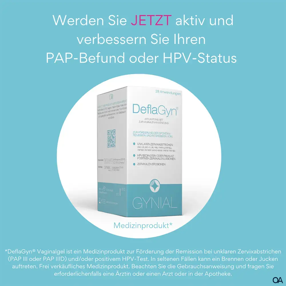 Defla Gyn DeflaGyn® Vaginalgel: Therapie bei unklaren Zervixabstrichen