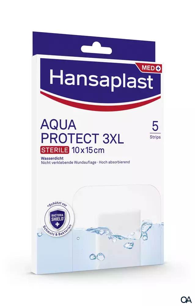 Hansaplast Antibakteriell Aqua Protect 3XL