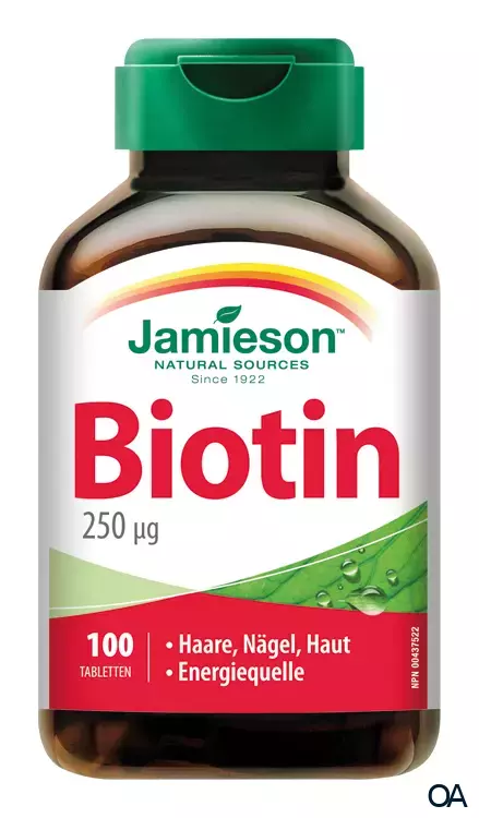 Jamieson Biotin 250 µg Tabletten Jamieson Biotin 250 µg Tabletten