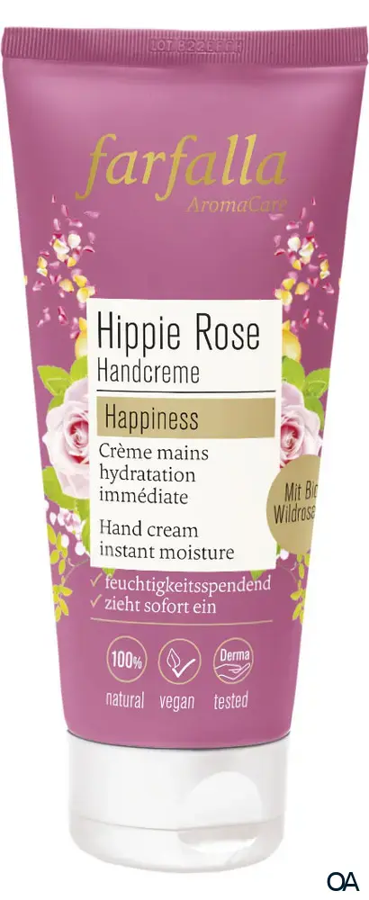 Farfalla Hippie rose Happiness Handcreme
