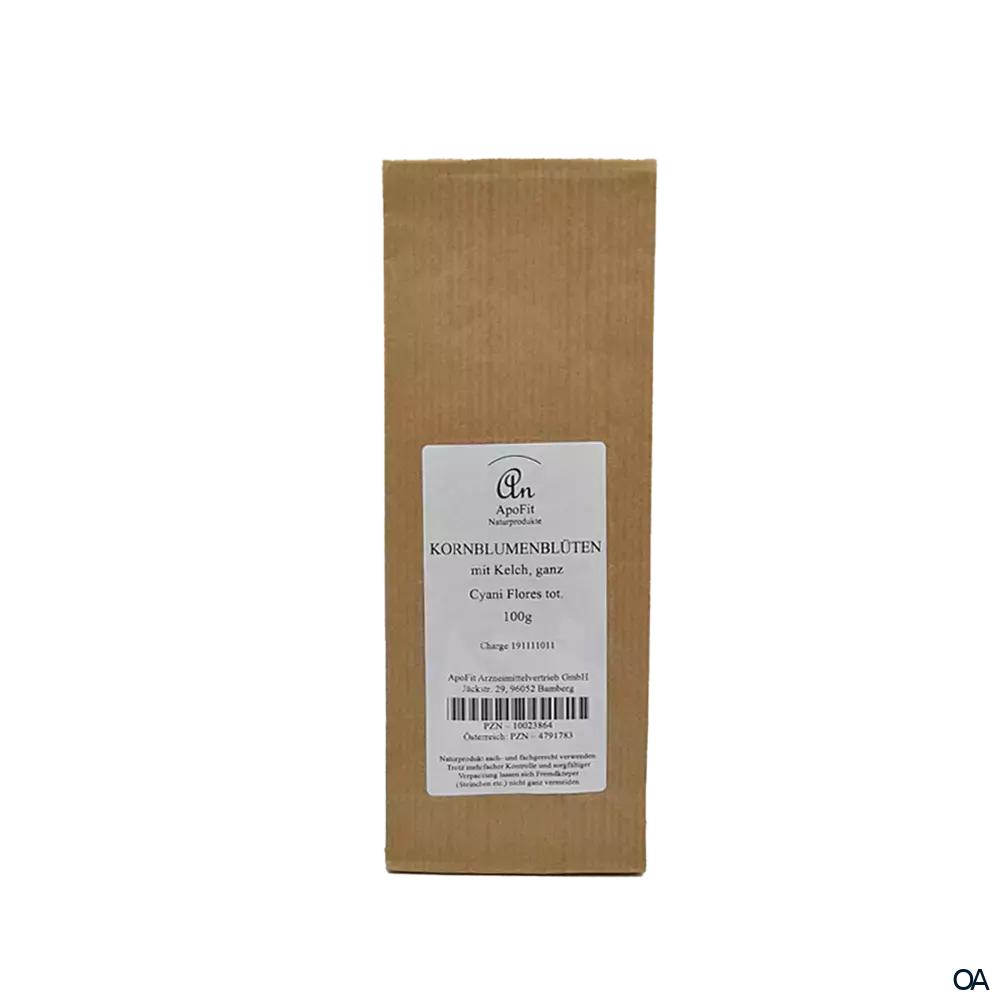 ApoFit Kornblumenblüten mit Kelch ganz