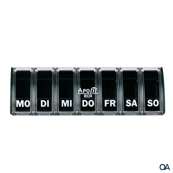 APOfit Wochendispenser 1 Dosierer Box grün