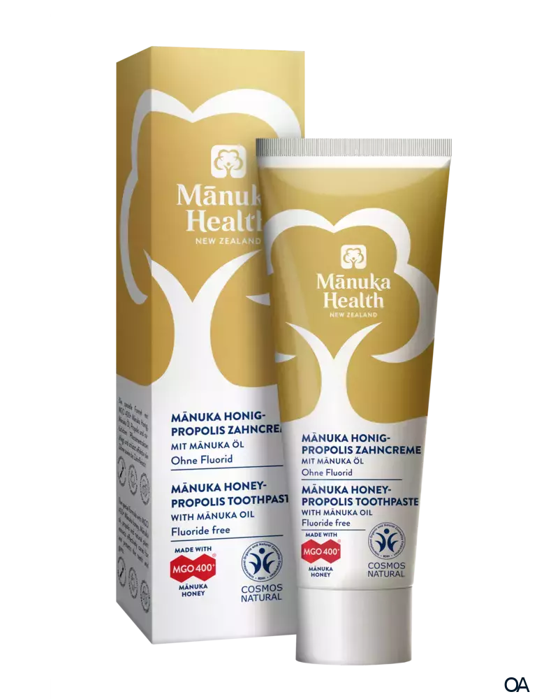Mānuka Health Honig-Propolis Zahncreme ohne Fluorid