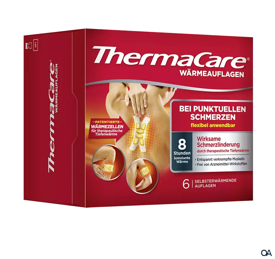 ThermaCare® Wärmeauflagen für flexible Anwendung ThermaCare® Wärmeauflagen für flexible Anwendung