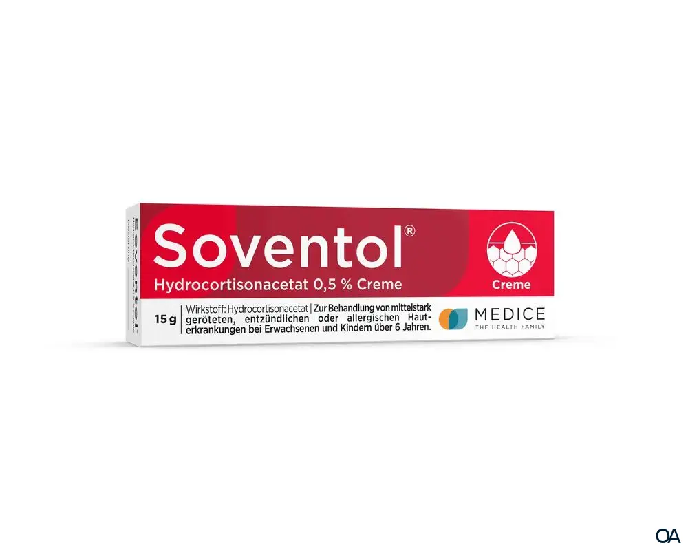 Soventol Hydrocortisonacetat 0,5 % Creme Soventol Hydrocortisonacetat 0,5 % Creme