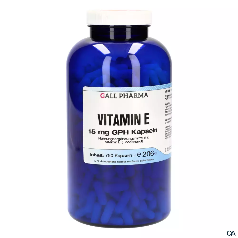 Gall Pharma Vitamin E 15 mg Kapseln Gall Pharma Vitamin E 15 mg Kapseln
