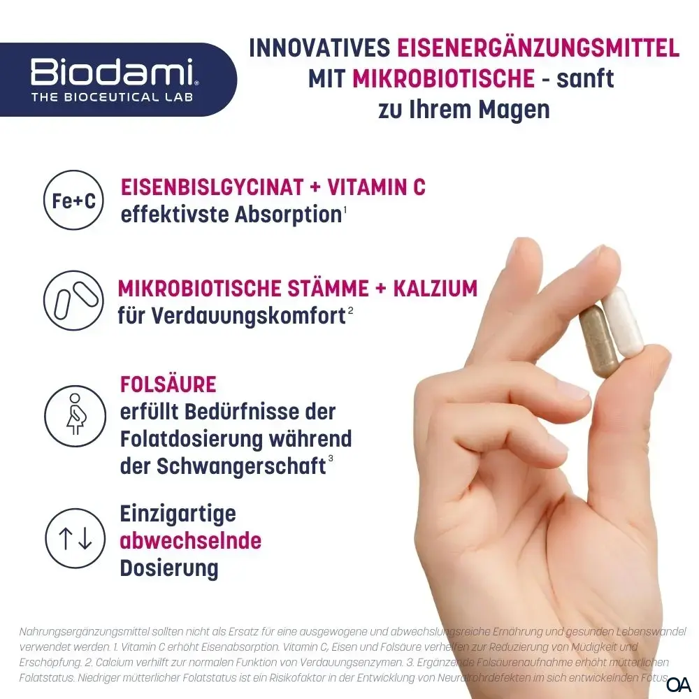 Biodami® Ferro-Fatigue REDUX Kapseln Biodami® Ferro-Fatigue REDUX Kapseln