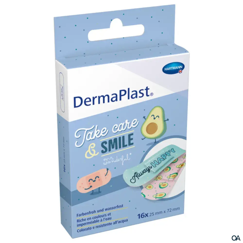 DermaPlast® Kids Kinder Pflaster Mr. Wonderful - Strips 25 x 72 mm