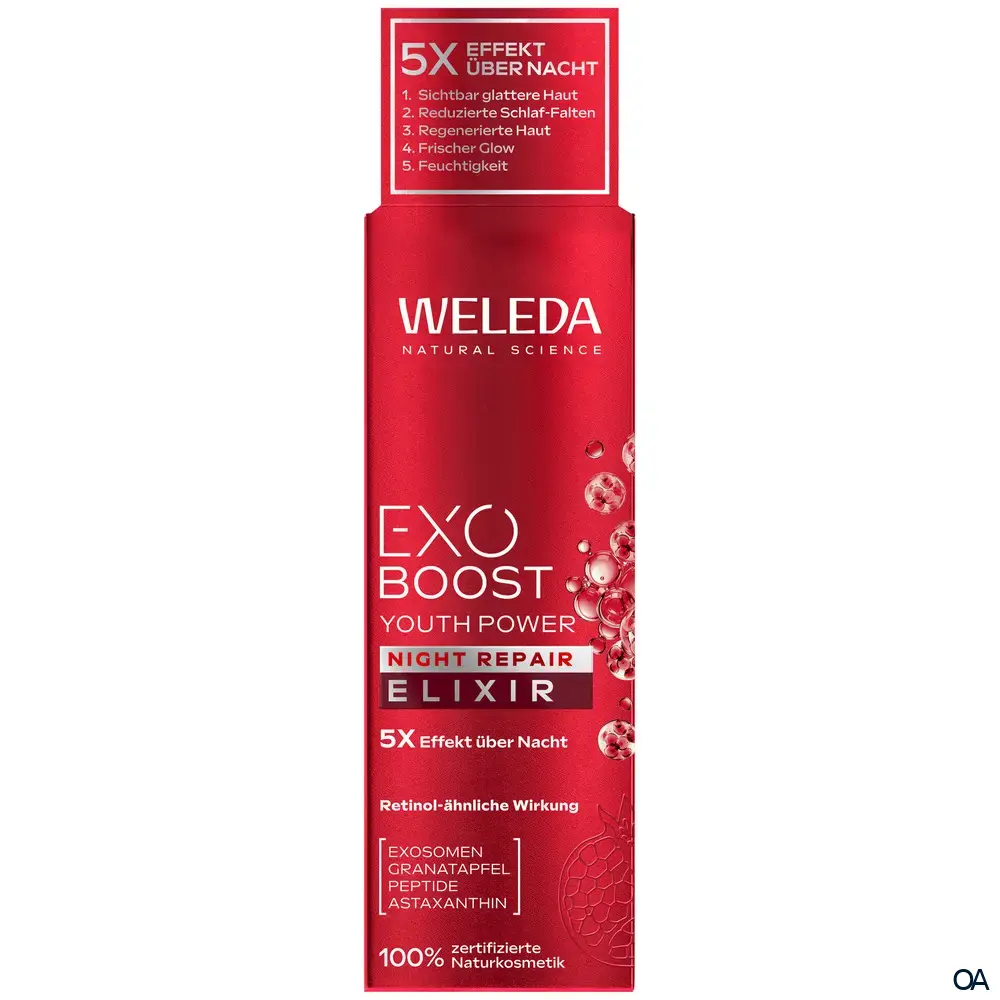 Weleda EXO BOOST Youth Power Night Repair Elixier - Granatapfel