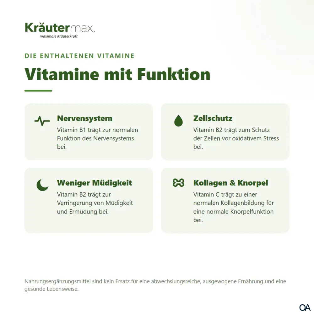 Kräutermax Bacopa Monnieri Extrakt Kapseln