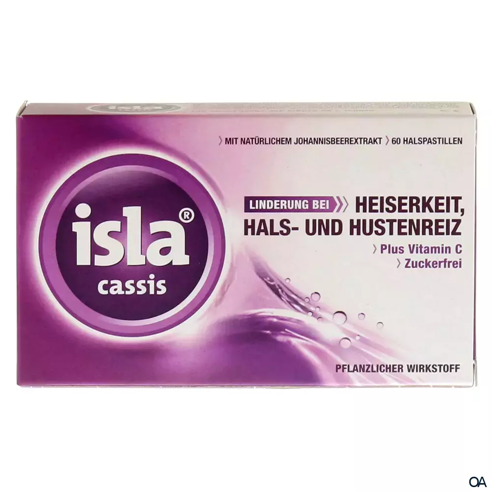 isla® Pastillen Cassis + Vitamin C