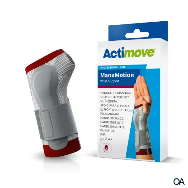 Actimove® ManuMotion Handgelenkbandage, S / Rechts, 15 – 16 cm