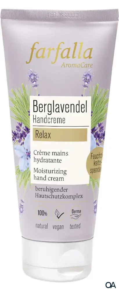 Farfalla Berglavendel Relax, Schön entspannt Handcreme