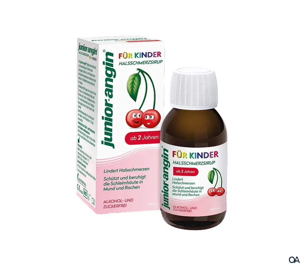 junior-angin® Halsschmerzsirup für Kinder