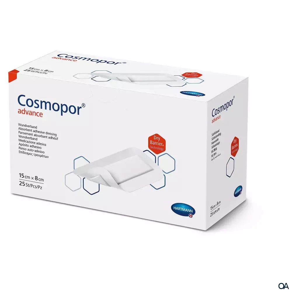 Cosmopor® Advance Wundverband 15 x 8 cm Cosmopor® Advance Wundverband 15 x 8 cm