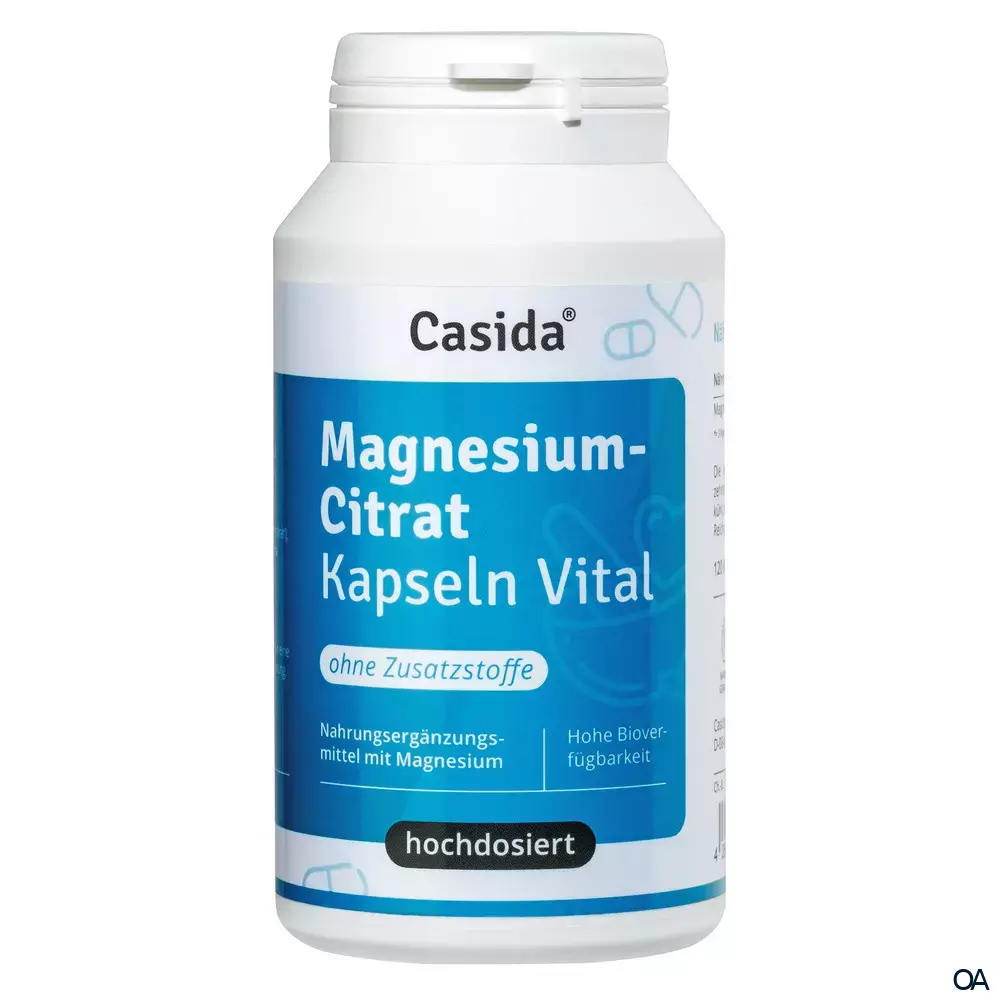 Casida Magnesiumcitrat Kapseln Vital