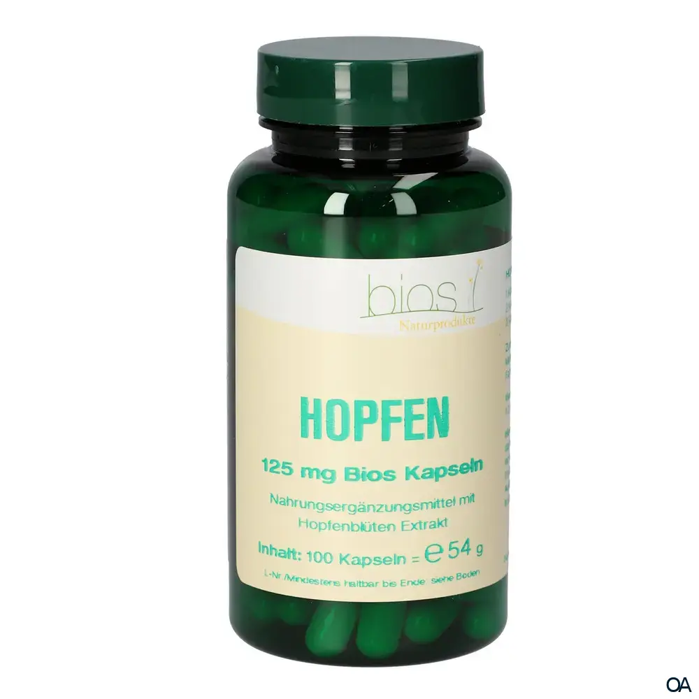 Bios Hopfen 125 mg Kapseln