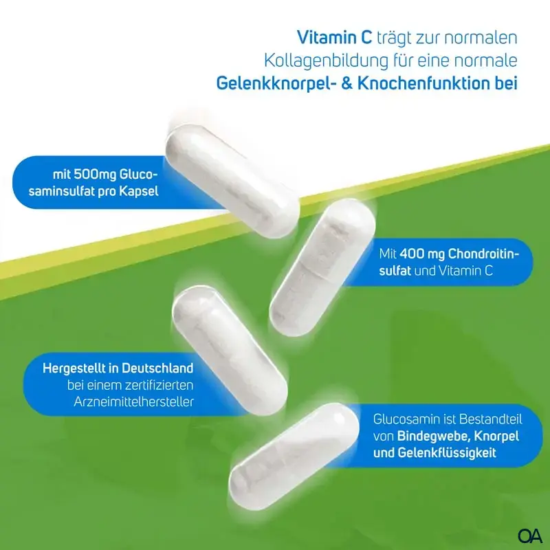 Avitale Glucosamin 500 mg / Chondroitin 400 mg Kapseln Avitale Glucosamin 500 mg / Chondroitin 400 mg Kapseln