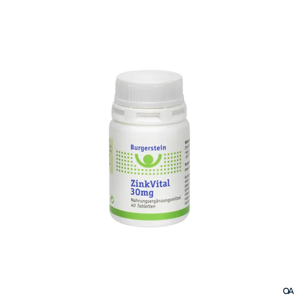 Burgerstein Zinkvital 30 mg Tabletten