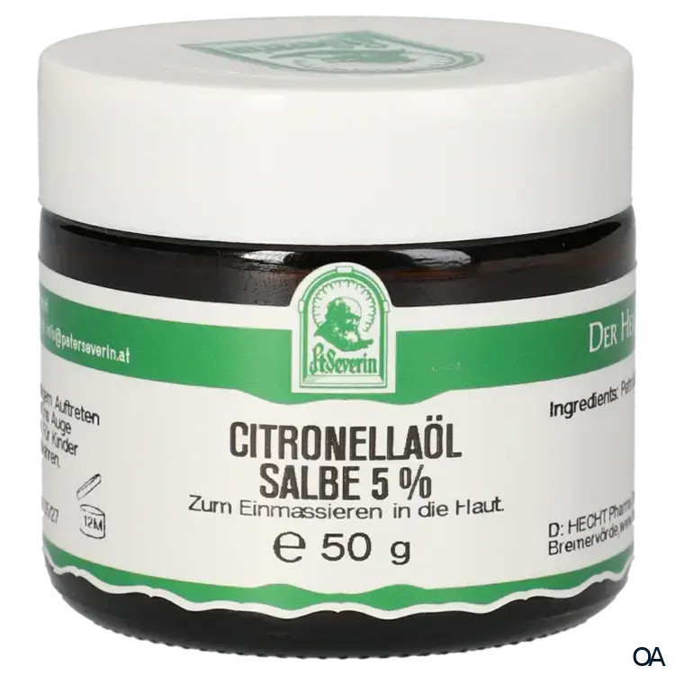 Pater Severin Citronellaöl 5% Salbe