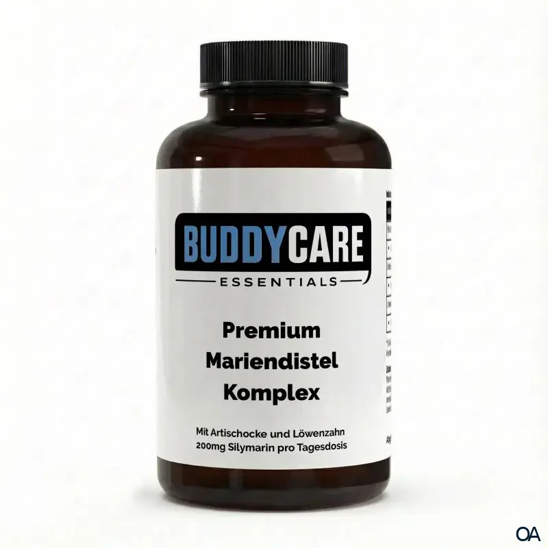 BUDDYCARE® Premium Mariendistel Komplex Kapseln