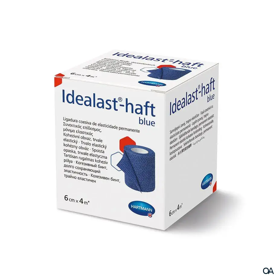 Idealast®-haft Color Idealbinde Blau 4 cm x 4 m Idealast®-haft Color Idealbinde Blau 4 cm x 4 m