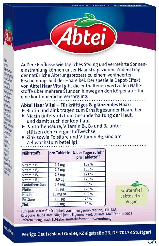 Abtei Haar Vital Tabletten