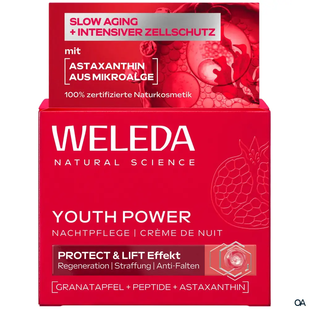 Weleda Youth Power Nachtpflege Creme - Granatapfel