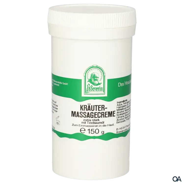Pater Severin Kräutermassagecreme + Teebaumöl Stark