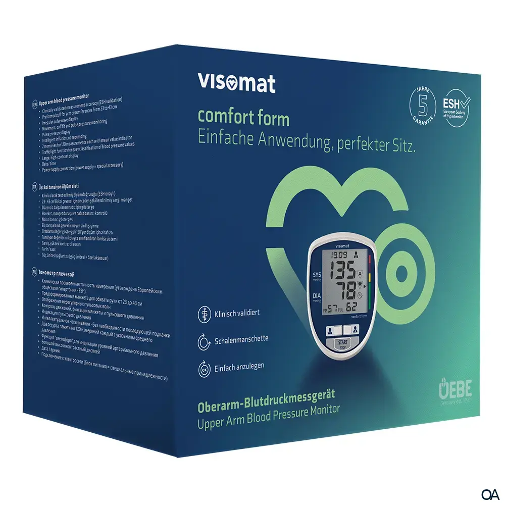 visomat comfort form Oberarm-Blutdruckmessgerät