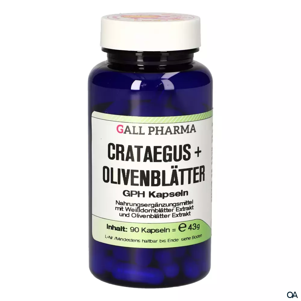 Gall Pharma Crataegus + Olivenblätter Kapseln Gall Pharma Crataegus + Olivenblätter Kapseln