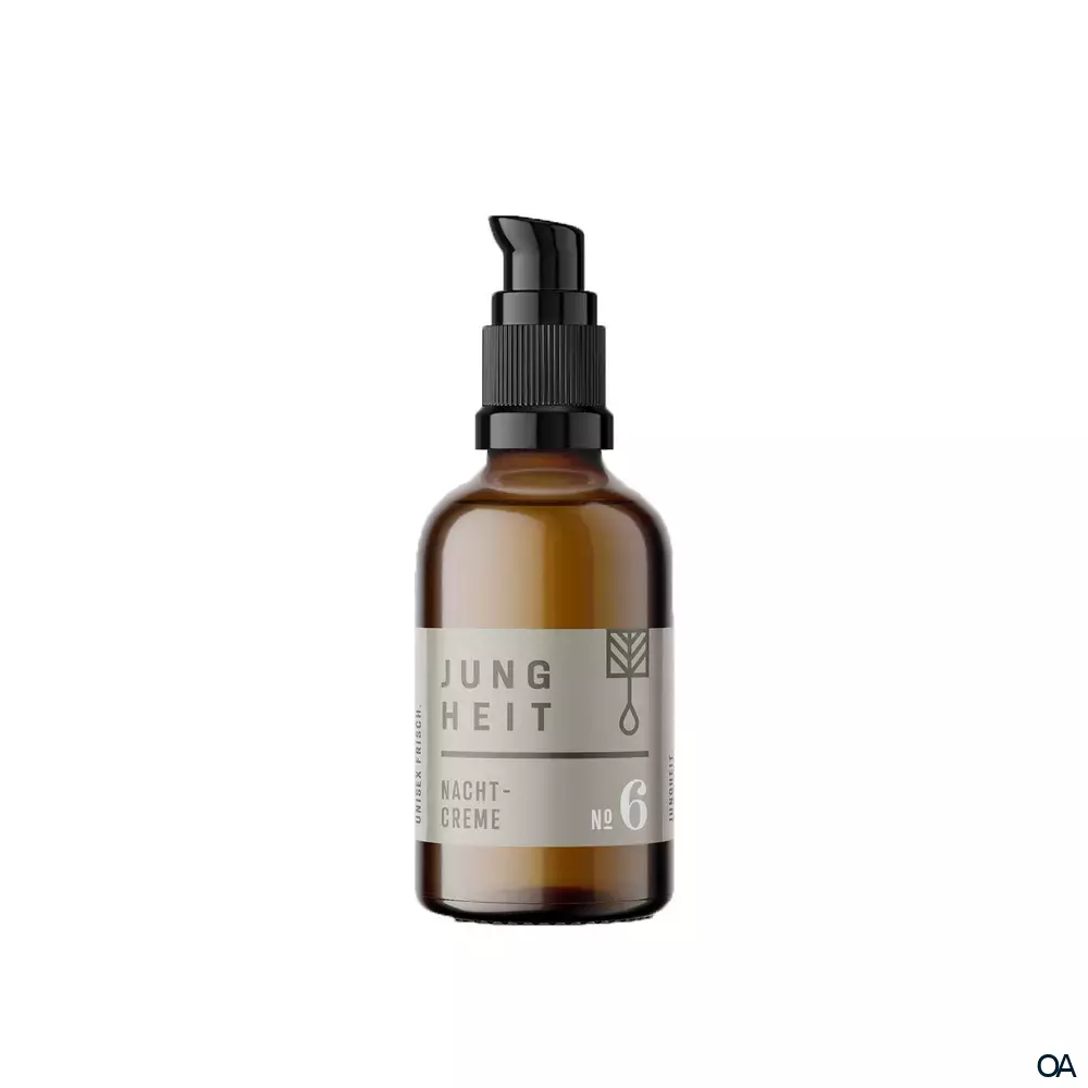 Jungheit NO6 Bio Nachtcreme Zitronenverbene