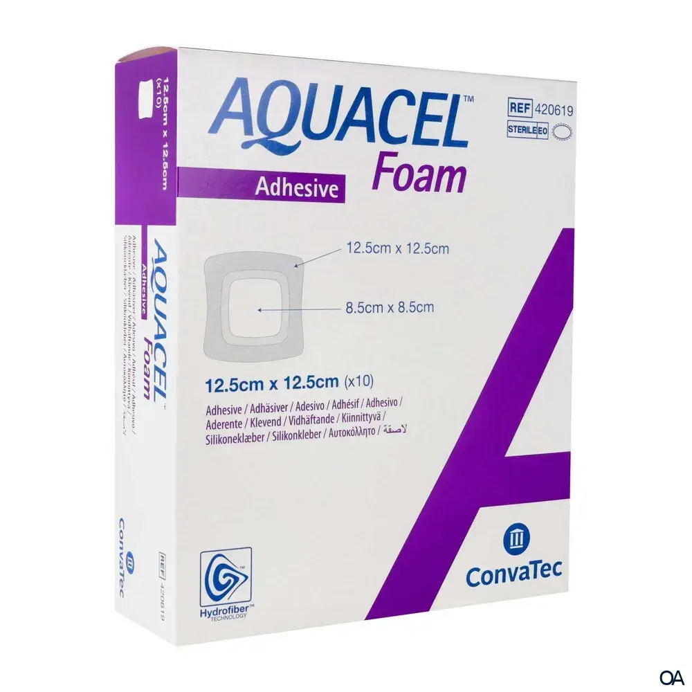 ConvaTec Aquacel ® Foam adhäsiv steriler Schaumverband 12,5 x 12,5 cm