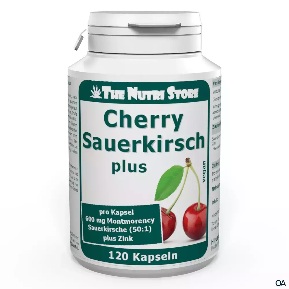 The Nutri Store Cherry Sauerkirsch plus Kapseln The Nutri Store Cherry Sauerkirsch plus Kapseln