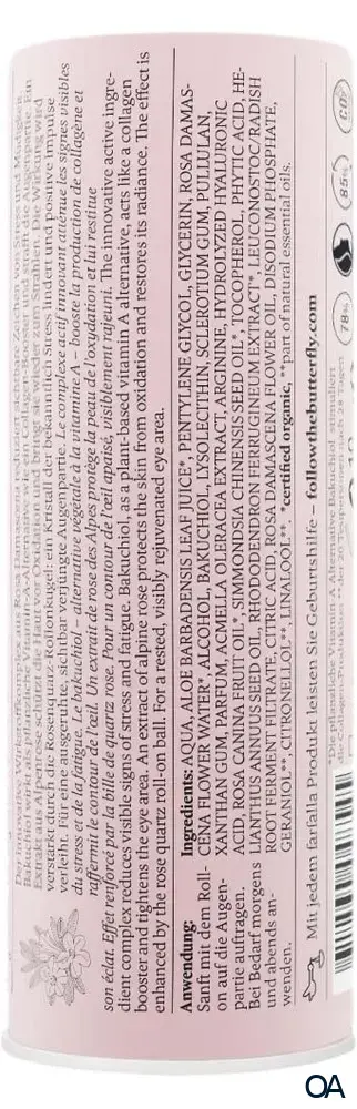 Farfalla Alpine Rose A+ Augenfluid Booster, Aging Stress Relief