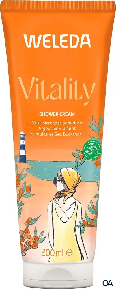 Weleda Vitality Shower Cream Sanddorn - Cremedusche