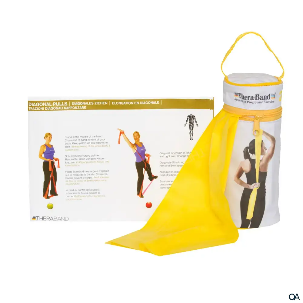 TheraBand® in der Zippbox - Gelb - Leicht - 2,5 m TheraBand® in der Zippbox - Gelb - Leicht - 2,5 m