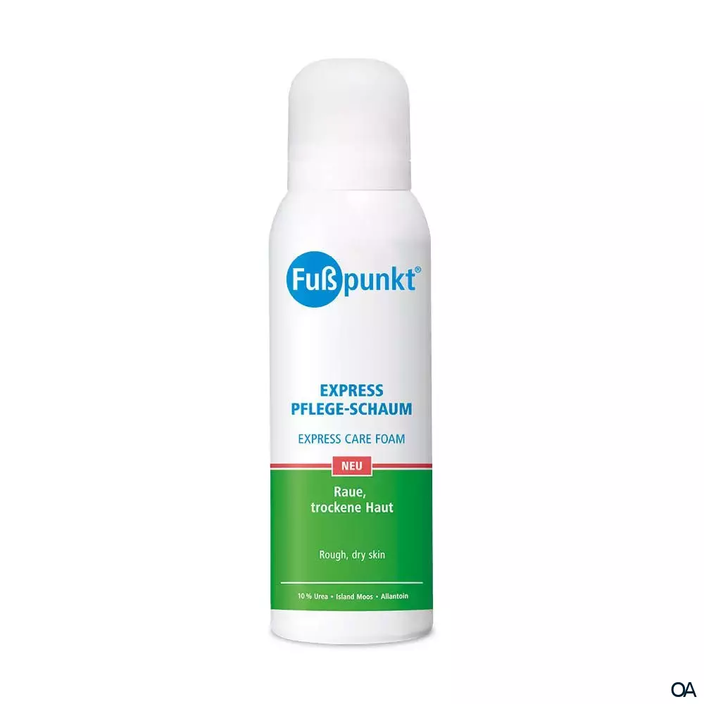 Fußpunkt® Express Pflege-Schaum raue, trockene Haut Fußpunkt® Express Pflege-Schaum raue, trockene Haut