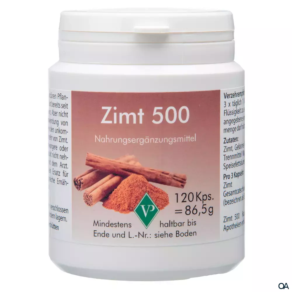 Velag Zimt 500 mg Kapseln Velag Zimt 500 mg Kapseln