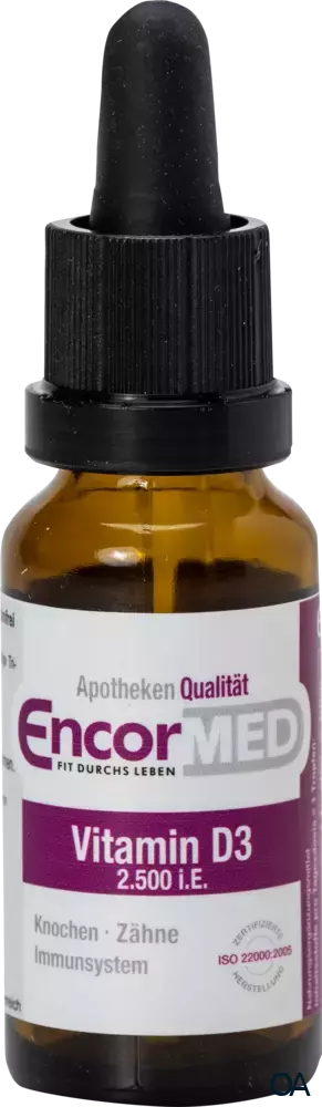 EncorMed Vitamin D3 2.500 i. E. Tropfen