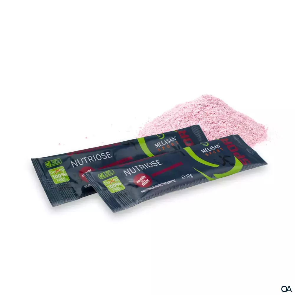 Melasan Sport Sportgetränk mit Nutriose Pulver-Sticks Johannisbeere 10 g Melasan Sport Sportgetränk mit Nutriose Pulver-Sticks Johannisbeere 10 g