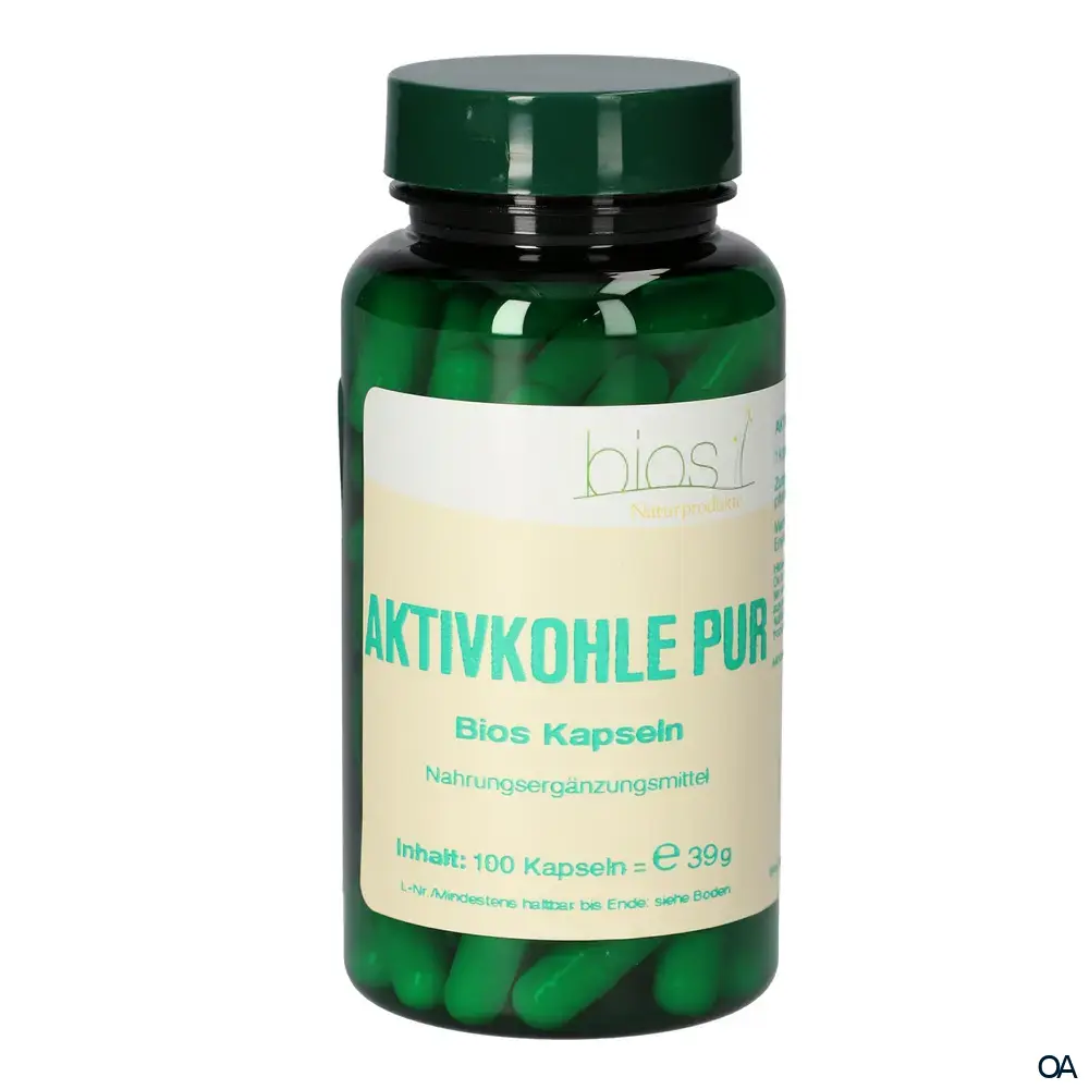 Bios Aktivkohle Pur Kapseln Bios Aktivkohle Pur Kapseln