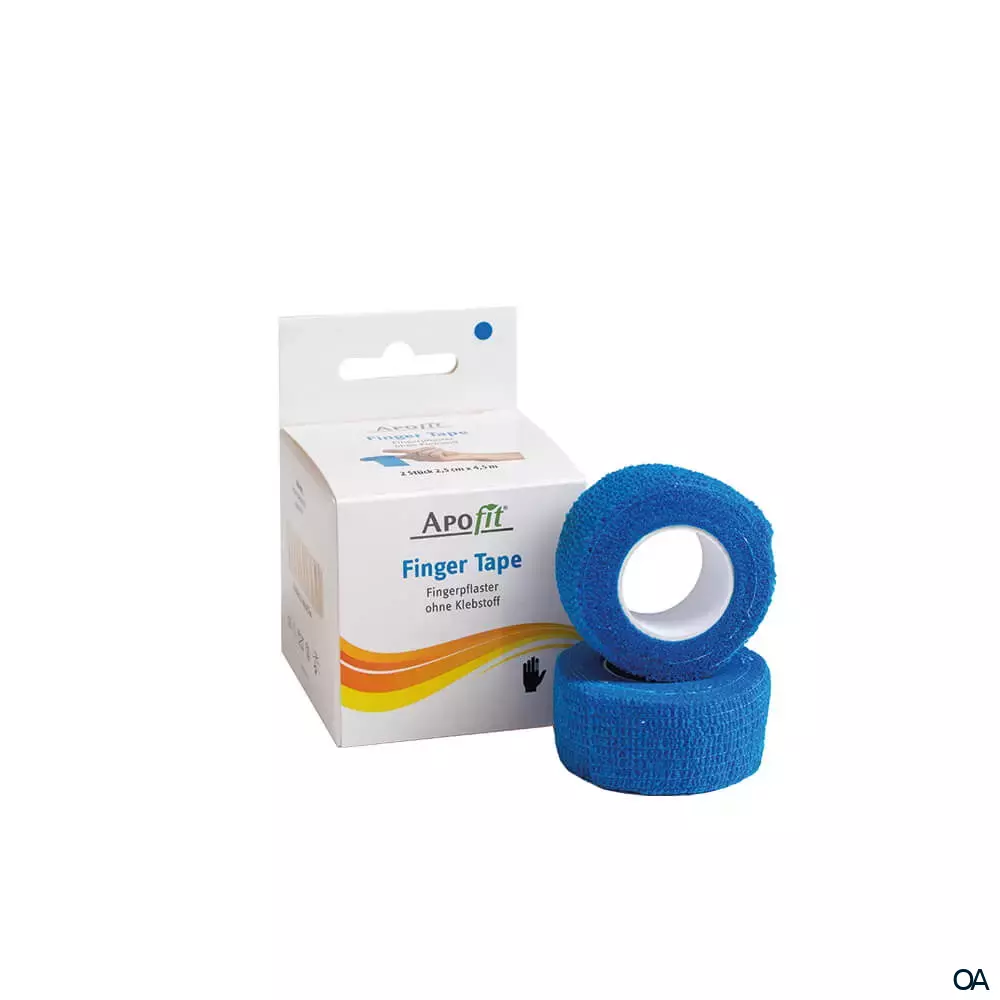 APOfit Fingertape blau 2,5 cm x 4,5 m APOfit Fingertape blau 2,5 cm x 4,5 m