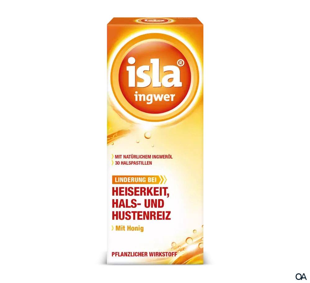 isla® Pastillen Ingwer + Honig Pastillen isla® Pastillen Ingwer + Honig Pastillen