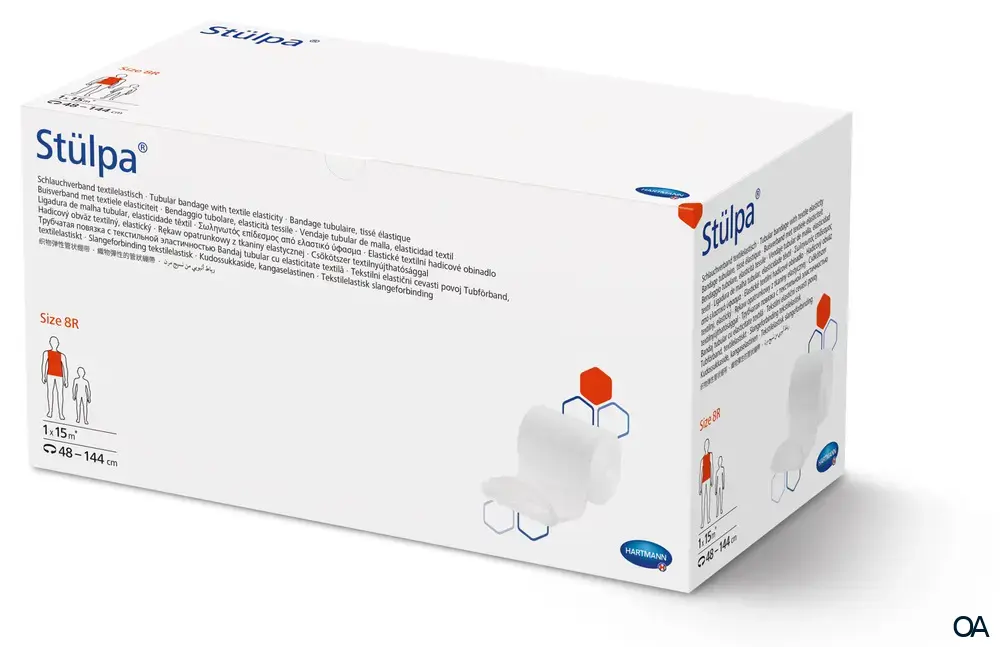 Stülpa® Rollen Schlauchverband textilelastisch, Gr. 8 R, 24 cm breit, 15 m lang